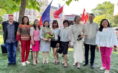 PACES and Philippine Embassy commemorate planting of Catalpa tree in the Vienna Rathaus park