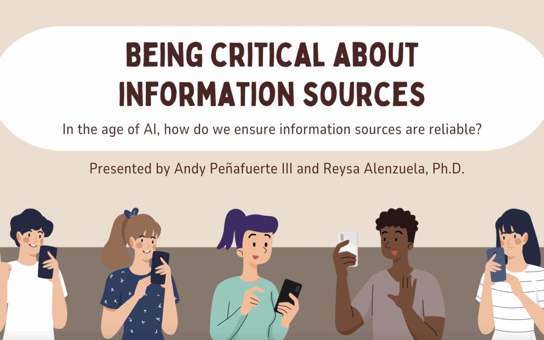 Being Critical About Information Sources: A Webinar